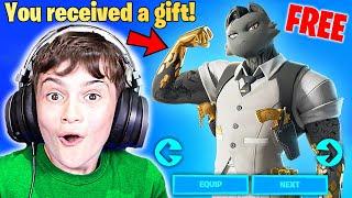 Gifting Little Bro *NEW* Chapter 2 Remix Battle Pass! (FREE)