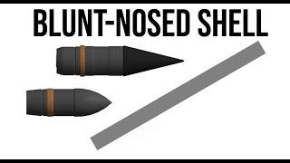 Blunt-Nosed Shell VS Traditional Shell │ Shell Comparison Ansys Armor Simulation
