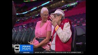 99-year-old Miami Heat fan attends first game