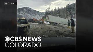 Eastbound lanes of I-70 closed Thursday near Avon during semi recovery