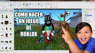 COMO CREAR UN JUEGO DE ROBLOX | EL BOSQUE DEL TERROR DE KARIM JUEGA | Juegos Karim Juega