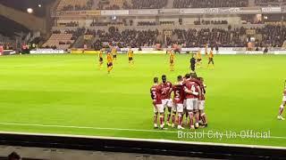 Wolves Vs Bristol City * Flint scores again ! -3-3 12/09/2018