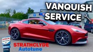 ASTON MARTIN V12 VANQUISH SERVICE!!