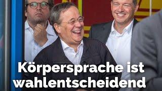 Laschet lacht - Körpersprache gibt ein "Versprechen"