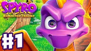 Spyro Reignited Trilogy - Spyro The Dragon - Gameplay Walkthrough Part 1 - Artisans (120%)