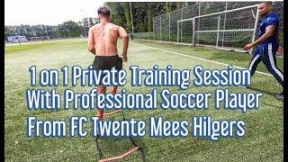 1 on 1 Private Training Session With Professional Soccer Player From FC Twente Mees Hilgers