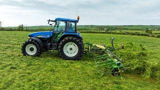 New Holland TM130 | Krone Vendro 790 6 rotor tedder