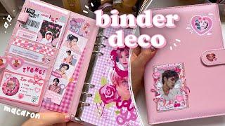 decorando binder macaron a5  mudando a coleção de photocards do taeyong do nct | daniela kang