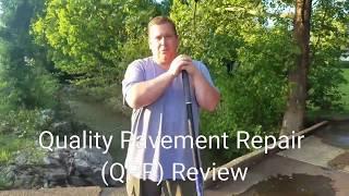 QPR Quality Pavement Repair how to review asphalt driveway pothole crack filler