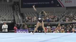 Gabrielle Hardie - Floor Exercise - 2024 Xfinity U.S. Championships - Women Session 1 Day 2