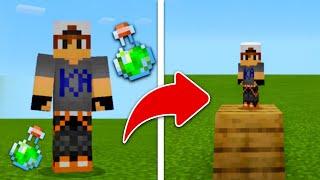 This SECRET Potion Makes You SMALL in MCPE | Minecraft pocket edition