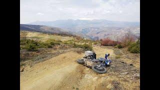 Dropped the bike in Albania, Yamaha XT660Z Tenere