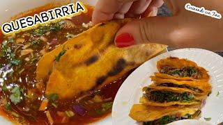 QUESABIRRIA CON CONSOME |COCINANDO CON TINA