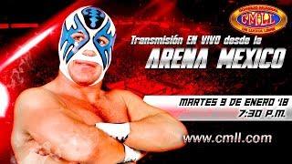 LUCHA LIBRE MARTES DE NUEVOS VALORES EN LA ARENA MEXICO 9 DE ENERO DEL 2018 FUNCION COMPLETA