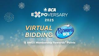 BCA Expoversary 2025 - Live Virtual Bidding Reward BCA