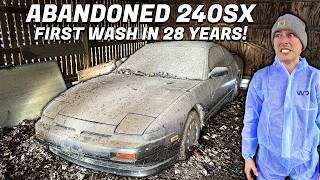 Uncovering a Real Life Forza Barn Find: Nissan 240SX Detailing Transformation!