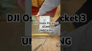 DJI Osmo Pocket 3 ASMR Unboxing #unboxing #djiosmopocket3 #asmrunboxing  #unboxingvideo #fyp