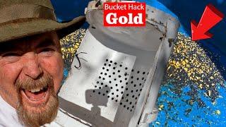 Find Placer GOLD with 2 Buckets and a Rain Gutter