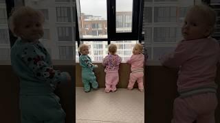 Тройняшки красотульки  #тройня #тройняшки #крупняшки #triplets #близнецы