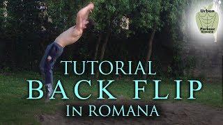 Tutorial Back Flip in Romana (explicit) | Urban Parkour Romania