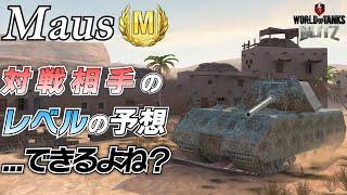 【戦車実況】戦術解説！/見直して見て！これが初心者あるある/Maus【WoTb/リノ(wrhino)】