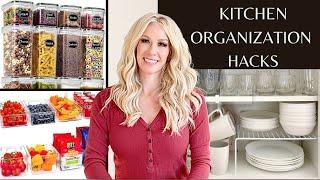 8 EASY KITCHEN ORGANIZATION IDEAS + HACKS