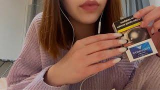 ASMR Smoking therapy to relax  Mouth sounds | Kisses