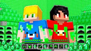 24 HORAS para CONSEGUIR 1.000.000.000 de ESMERALDAS no Minecraft!