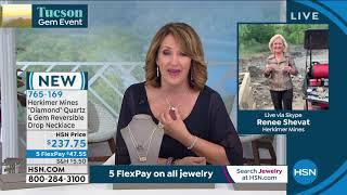 Herkimer Mines "Diamond" Quartz and Gem Reversible Drop ...