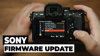 Sony Firmware Update 2024 I TUTORIAL (Deutsch)