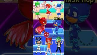 PJ Masks - Owlette  Gekko  Owlette  Gekko X Dance Song Tiles Hop EDMRush #viralvideo