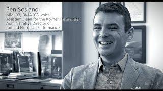 Juilliard Snapshot: Ben Sosland