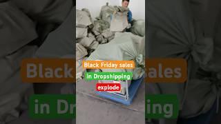 Drop shipping agent is busy with fulfilling orders from Black Friday Sales 2024