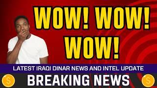  Iraqi Dinar  WOW! WOW! WOW!  Today IQD Value to Dollar RV News Guru Updates Exchange Rate 