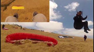 Valley crossing, bombout and relaunch | Paragliding South Australia