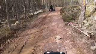 Test some gravel road with the Can am Ryker 900 Rally 