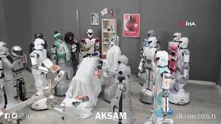 Konyalı robotun ilk cümlesi şoke etti