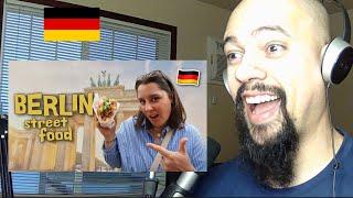 American Reacts To Berlin Street Food Tour! Currywurst and Döner Kebab