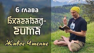 6 глава Бхагавад-Гиты без комментариев. Дхьяна-йога. Живое Чтение