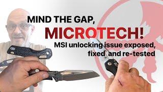 Microtech MSI lock failed. See why & how to fix it.  Is it a good EDC knife candidate?