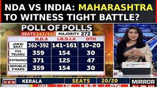 Exit Poll 2024: C-Voter Poll Predicts Tight Race in Maharashtra: NDA Projected 22-26 Seats | Latest