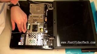 MSI Laptop Disassembly / Take Apart To Replace Power Plug