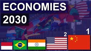 Top 20 Economies of 2030 (Nominal GDP) updated