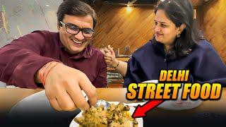 MY PARENTS TRYING DELHI STREET FOOD ️