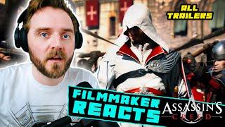 FILMMAKER REACTS: ASSASSIN'S CREED ALL CINEMATIC TRAILERS | FIRST TIME WATCHING