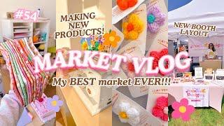 MY MOST SUCCESSFUL MARKET EVER!!!  Crochet, Sewing & Punch Needling Prep | Studio Vlog 54