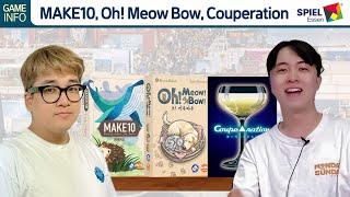 MAKE10, Oh! Meow Bow, Couperation   MTS Games  | Spiel Essen 2023