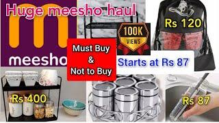 Meesho Haul‼️️Must Buy!!️Not to Buy Product Honest review | meesho kitchen Organizer Haul tami