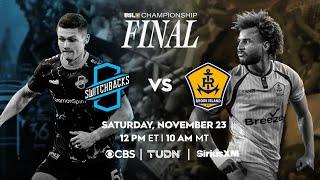 The Grand Finale!  | Tune in to the USL Championship Final on CBS, TUDN and SiriusXM