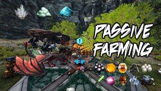 Passive farming | Element Dust, Crystal, Black Pearl and more! | ARK Survival Evolved